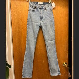Abercrombie & Fitch Jeans 90's / Slim Straight Ultra High Rise / Size 24